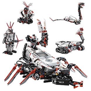 LEGO Mindstorms EV3 31313 Remote Controlled Robot - SPIK3R, EV3RSTORM, R3PTAR, GRIPP3R, TRACK3R