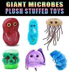 Giant Microbes Plush Stuffed Toys Review 