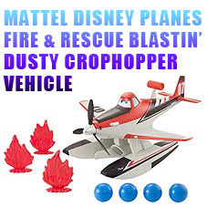 Mattel Disney Planes Fire & Rescue Blastin' Dusty Crophopper Vehicle Review