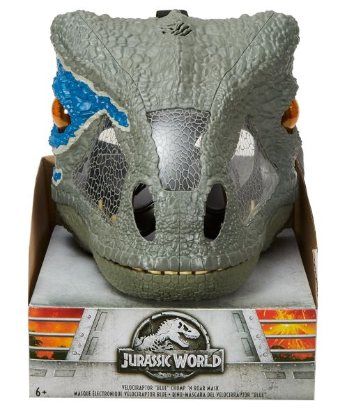 Jurassic World Velociraptor Blue Chomp 'N Roar Mask FMB74 Review